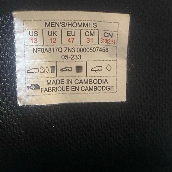 Man's Hiking The North Face Back-To-Berkeley IV Leather WP, Boots Size 13 New! - Picture 9 of 9